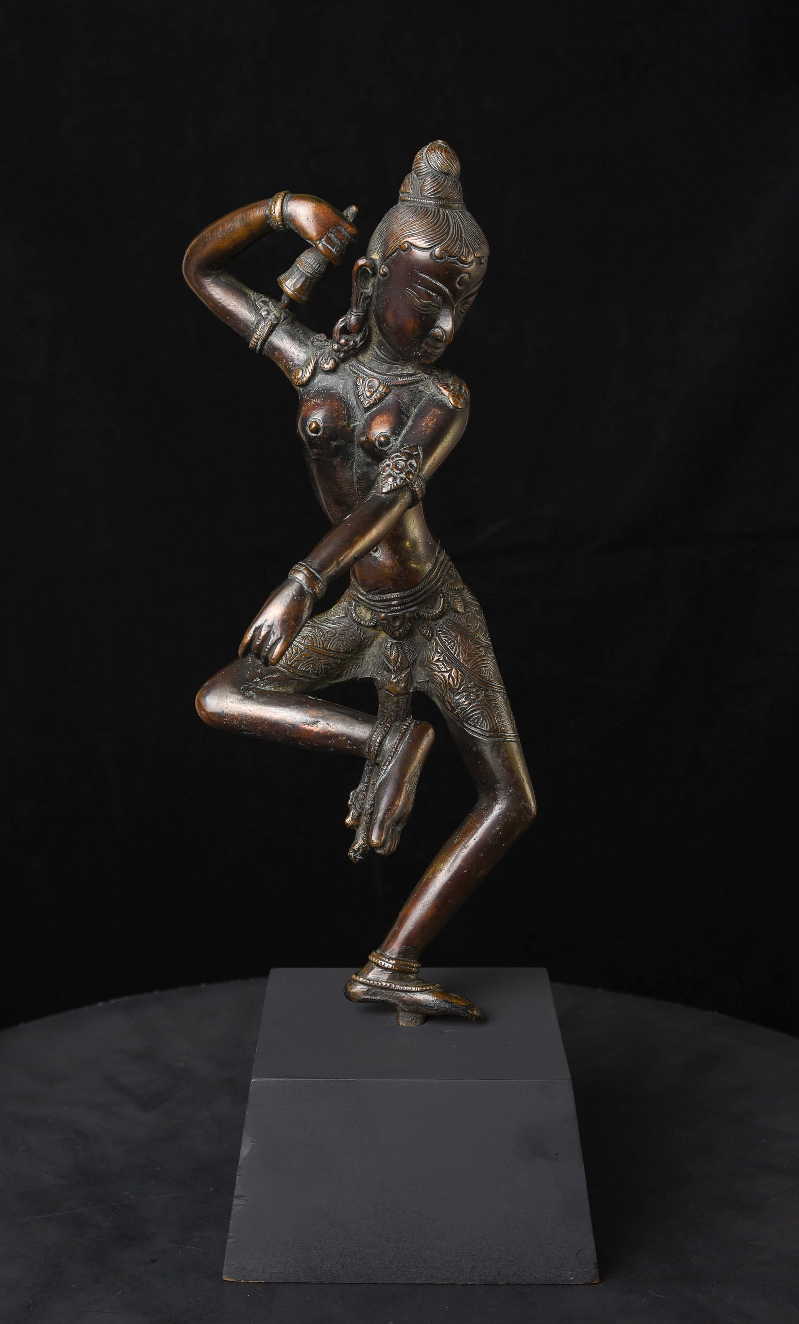 19thC/earlier Large Burmese or Himalayan Bronze Dakini from collection of Roger McCarthy (1 of 17)