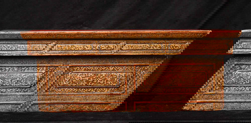 18/19th-century Buddhist altar table from Tibet or China.-Exceptional!: 18/19th-century Buddhist altar table from Tibet or China. A long-time favorite piece that I have used it as a personal altar in my home for almost 3 decades.The thing that makes it so special is the a