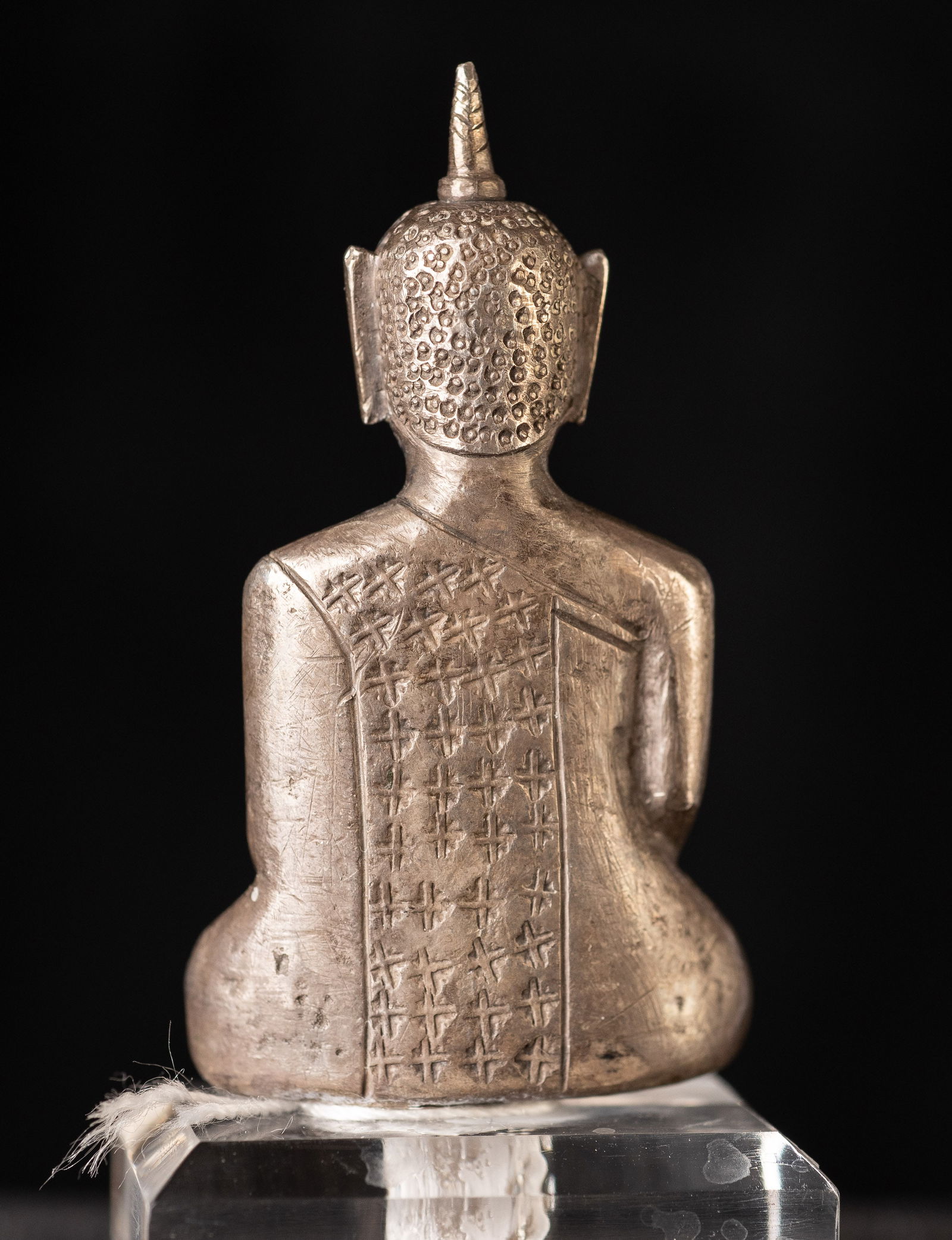 17/18 century solid cast silver Cambodian. - 5