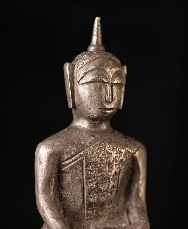 17/18 century solid cast silver Cambodian. - 8