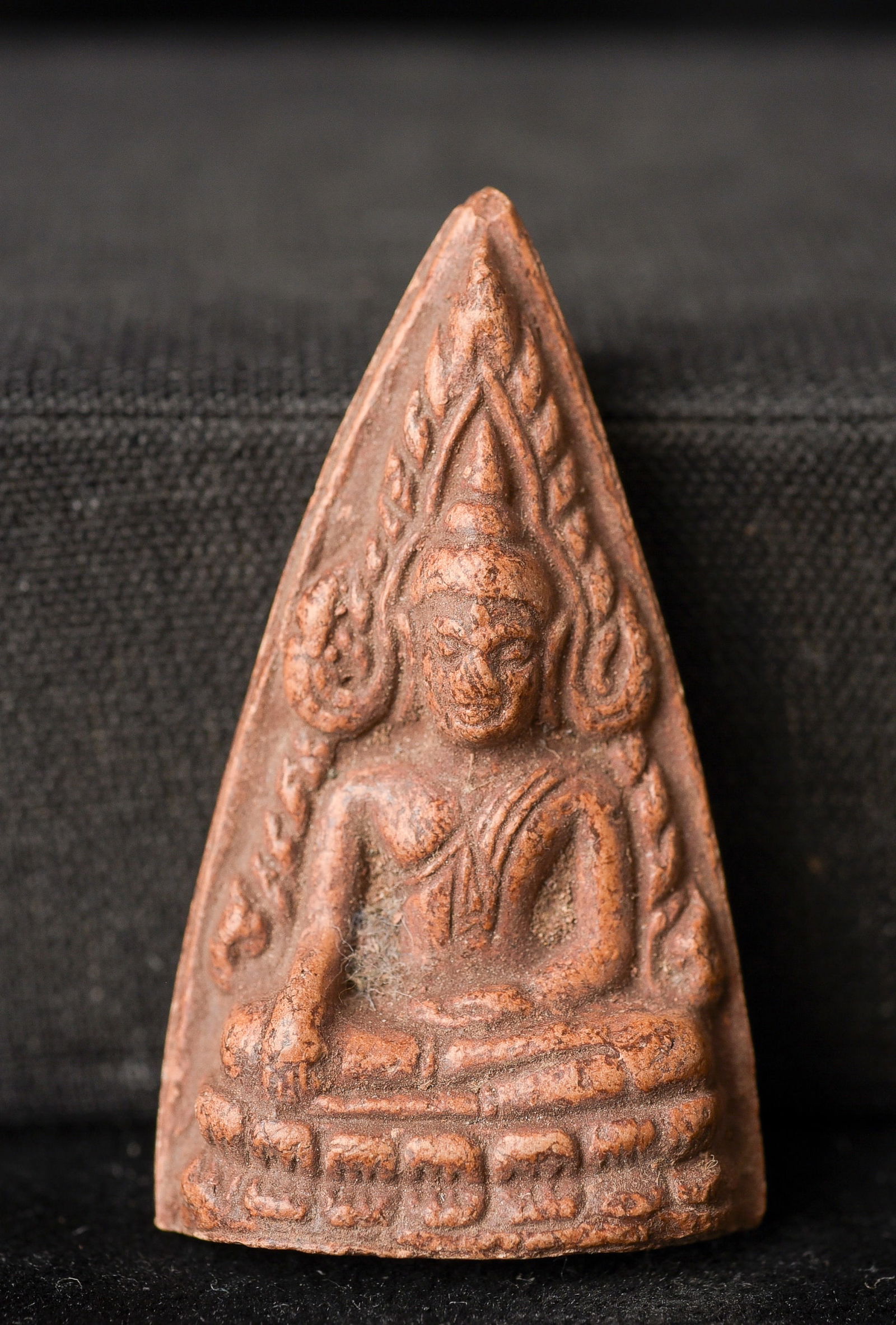 This is a Thai amulet from an extensive collection of Thai and other Southeast Asian Buddhist: This is a Thai amulet from an extensive collection of Thai and other Southeast Asian Buddhist amulets, acquired over 35 years from collections, estates, as well as from American and European auction h
