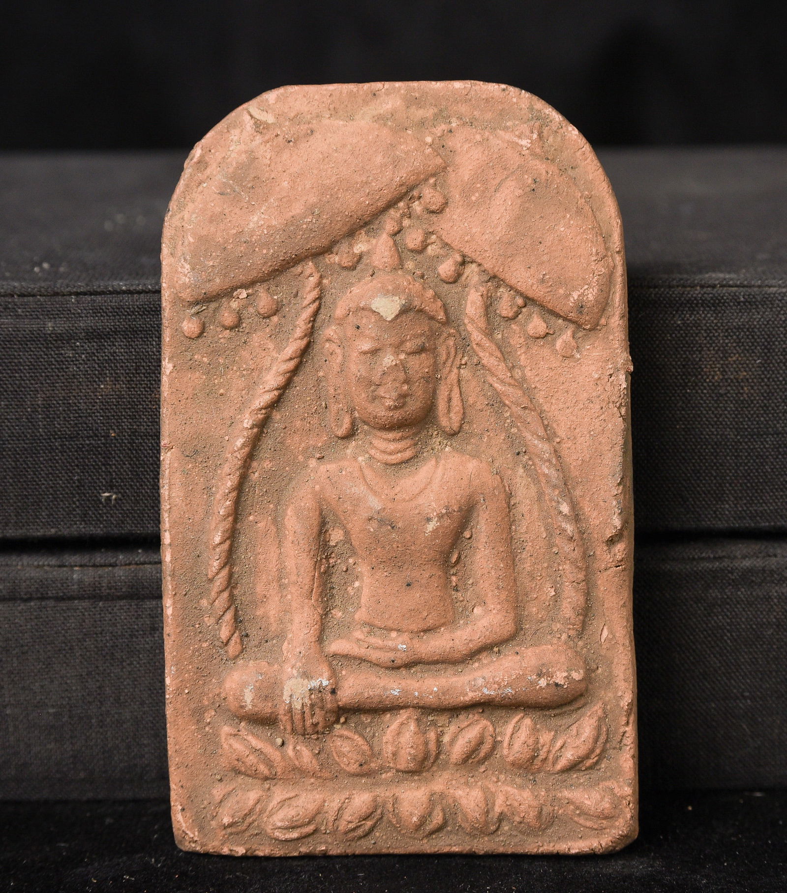 Thai 19thC Votive: Thai 19thC Votive - ( 3.875"H x 2.375"W x .5D ) - 110g