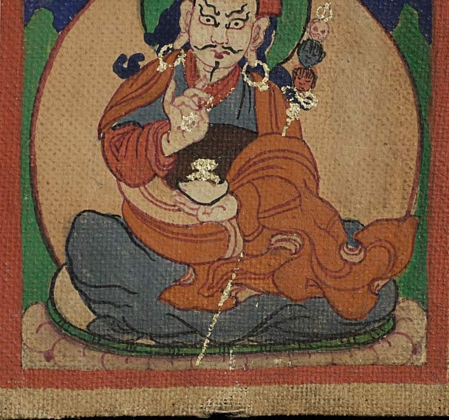 Antique small thangka. - 4
