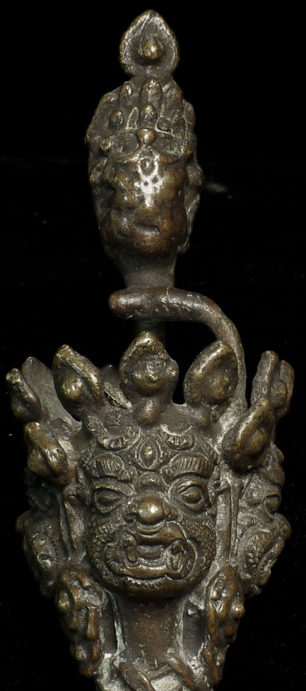 Antique Tibetan Phurba 9.25" long: Antique Tibetan Phurba 9.25" long