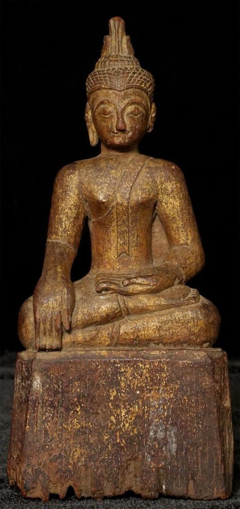 Cute Thai Buddha. Sits 6.5 inches tall.: Cute Thai Buddha. Sits 6.5 inches tall.