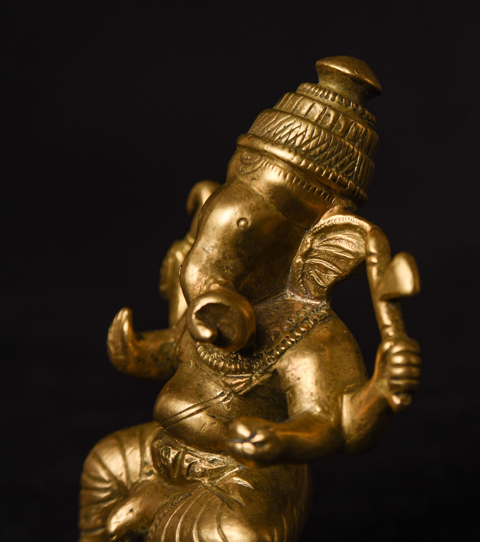 Old Indian Ganesh Statue. - 10