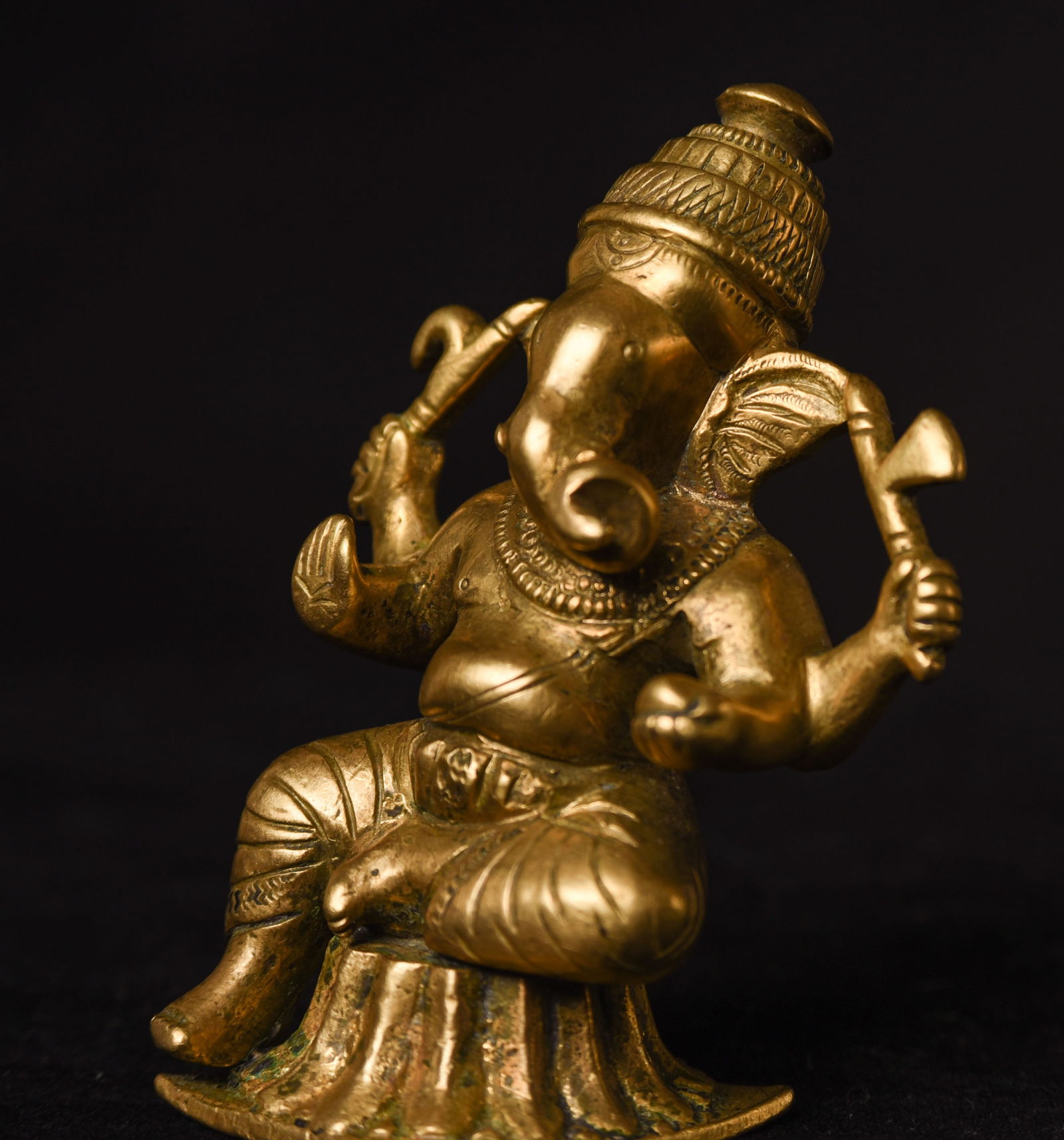 Old Indian Ganesh Statue. - 7