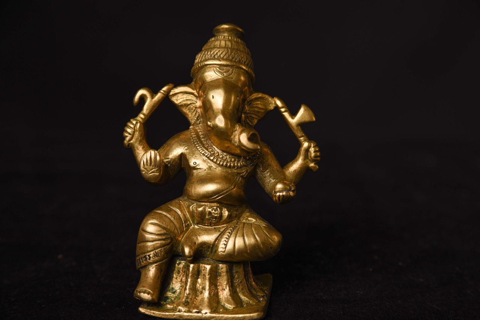 Old Indian Ganesh Statue. - 8