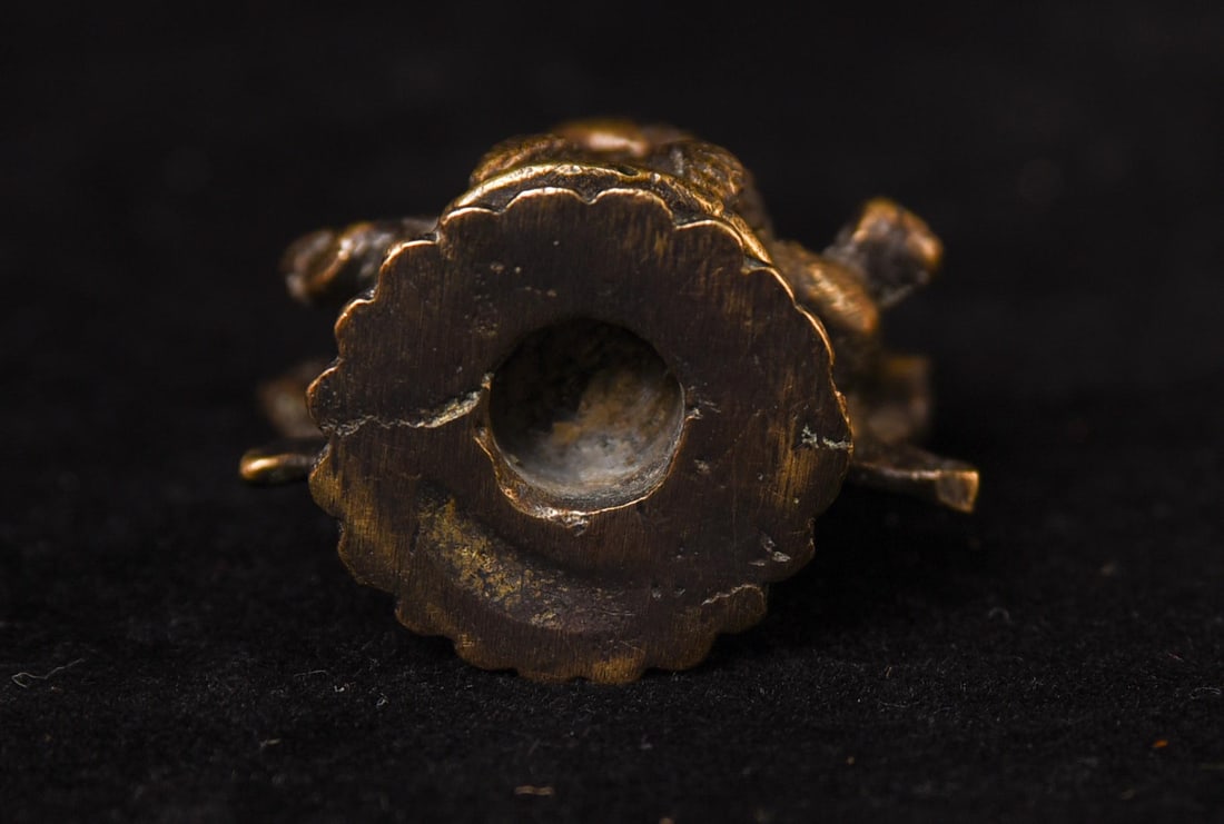 Nice 18/19thC Ganesh. 2.25" - 12