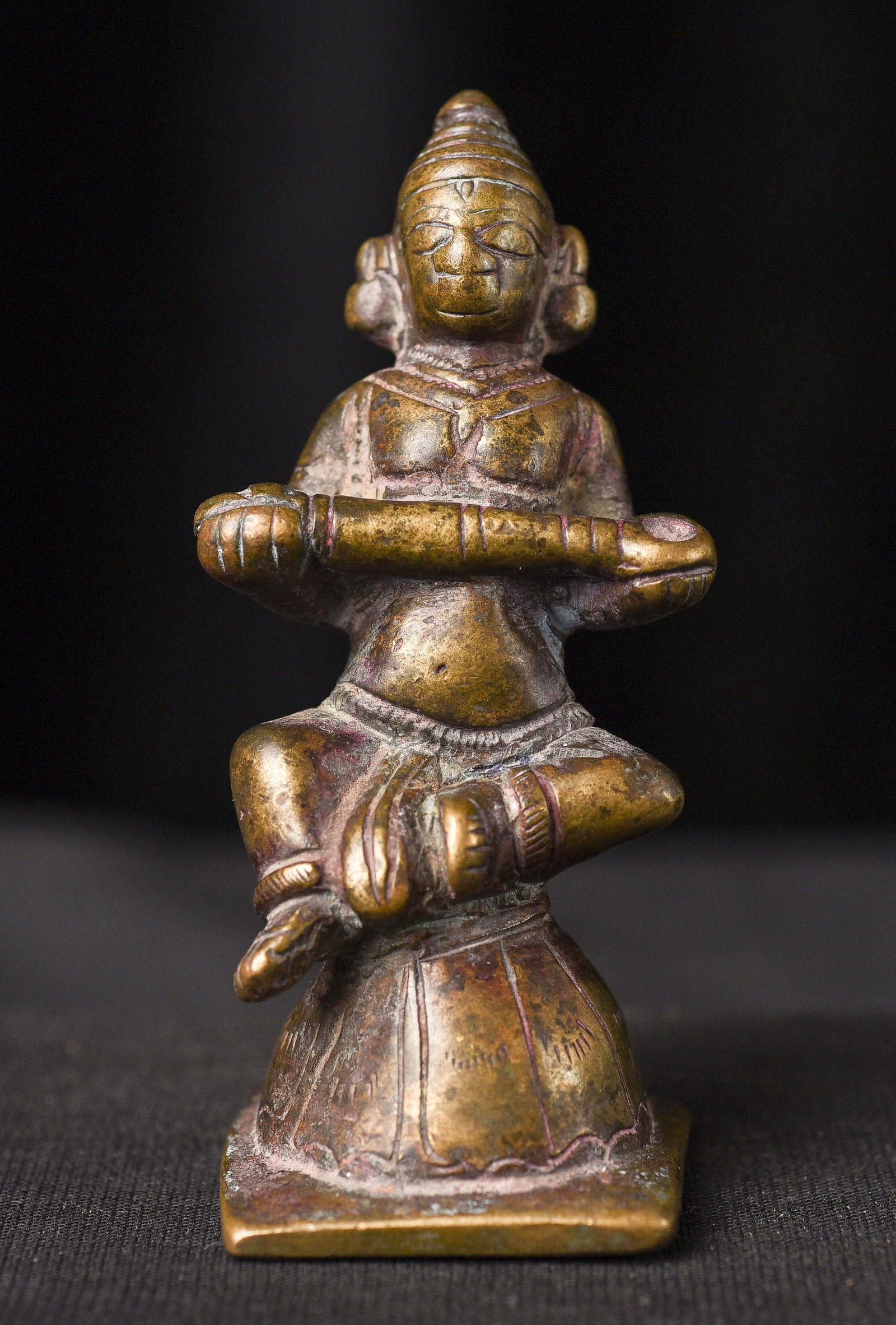 Antique Indian Hindu Bronze figure. (1 of 10)