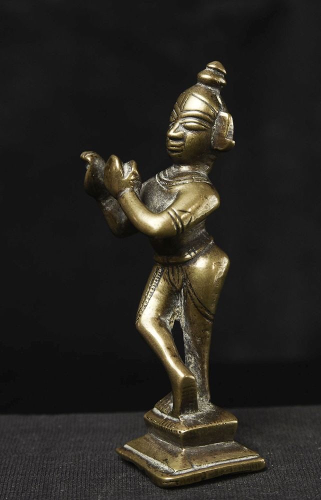 Krishna. 3-5/8" tall. - 2