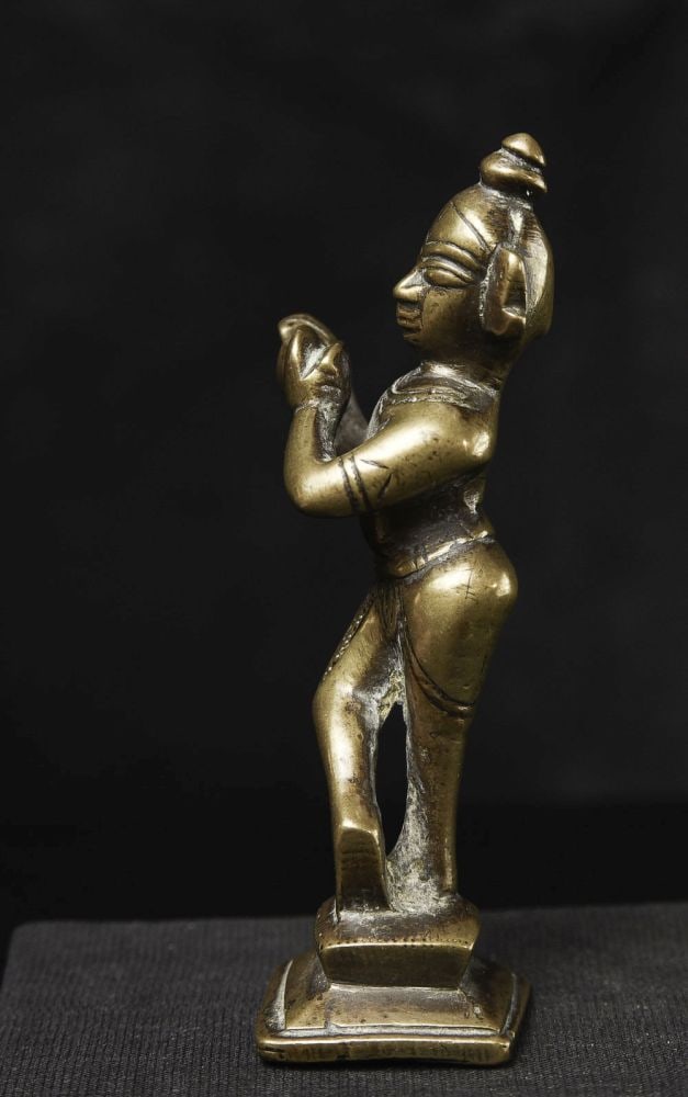 Krishna. 3-5/8" tall. - 3