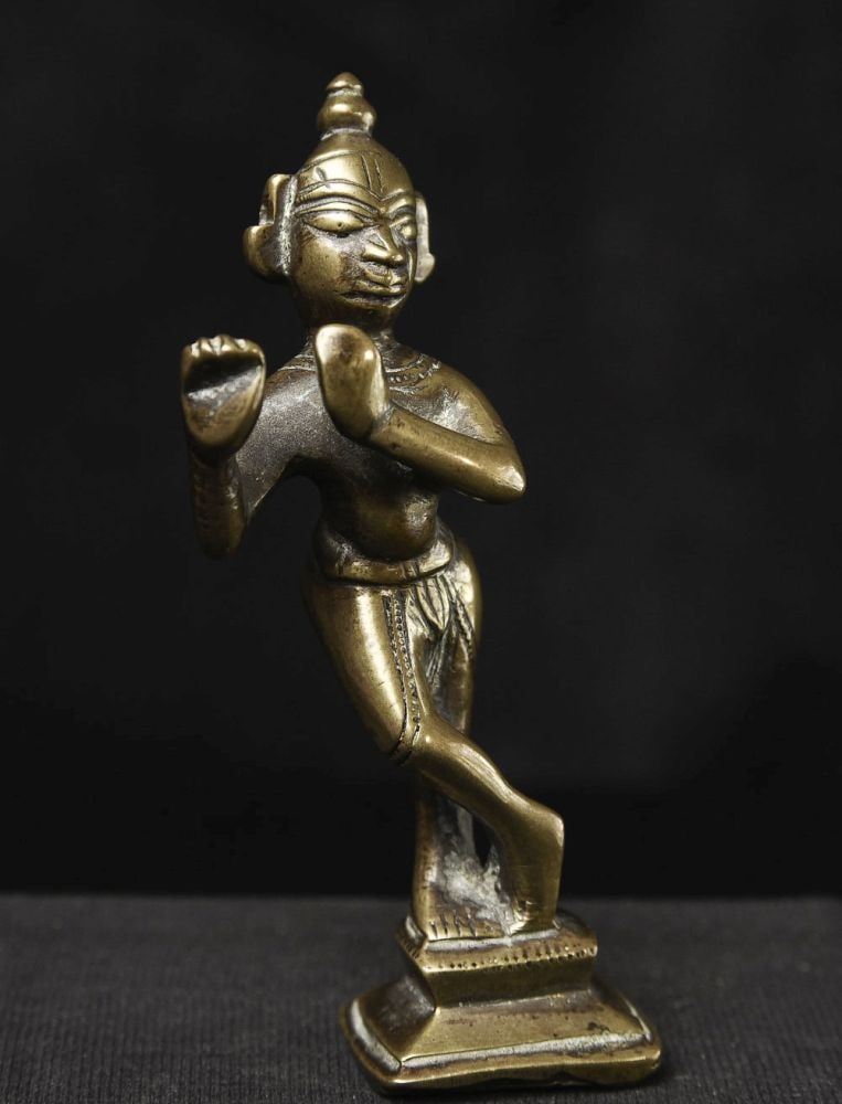 Krishna. 3-5/8" tall. - 5
