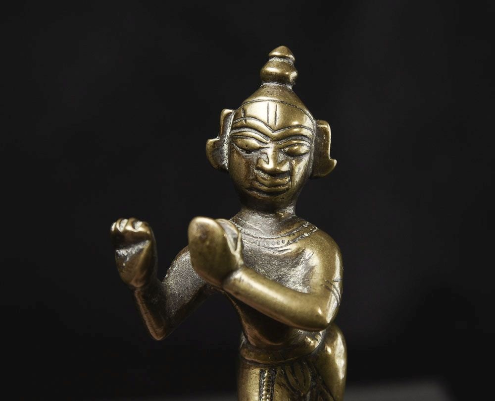 Krishna. 3-5/8" tall. - 6
