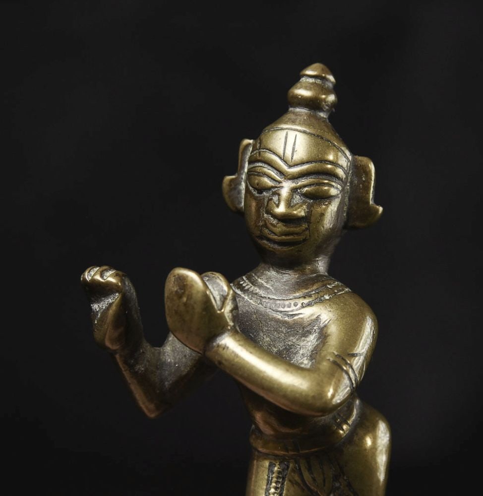 Krishna. 3-5/8" tall. - 7