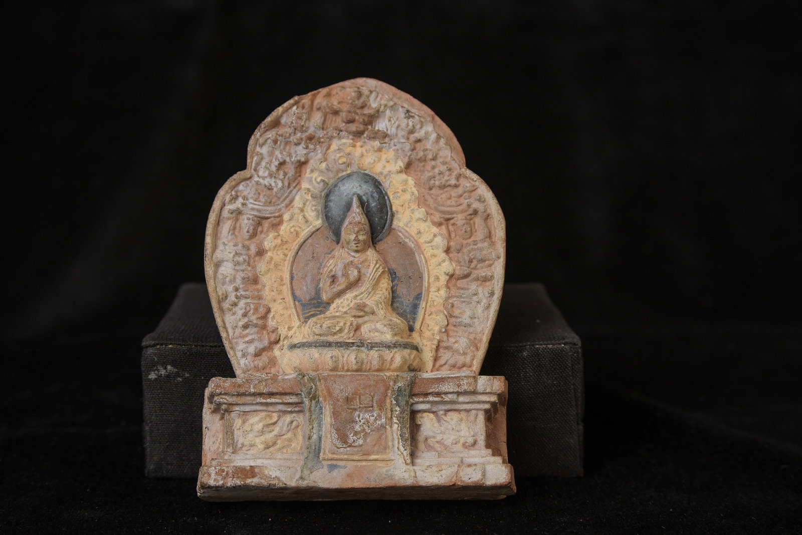 Antique Mongolian Buddha Monk Lama Tsa Tsa, Fine Cond. Large Fine, Powerful, Original (1 of 11)