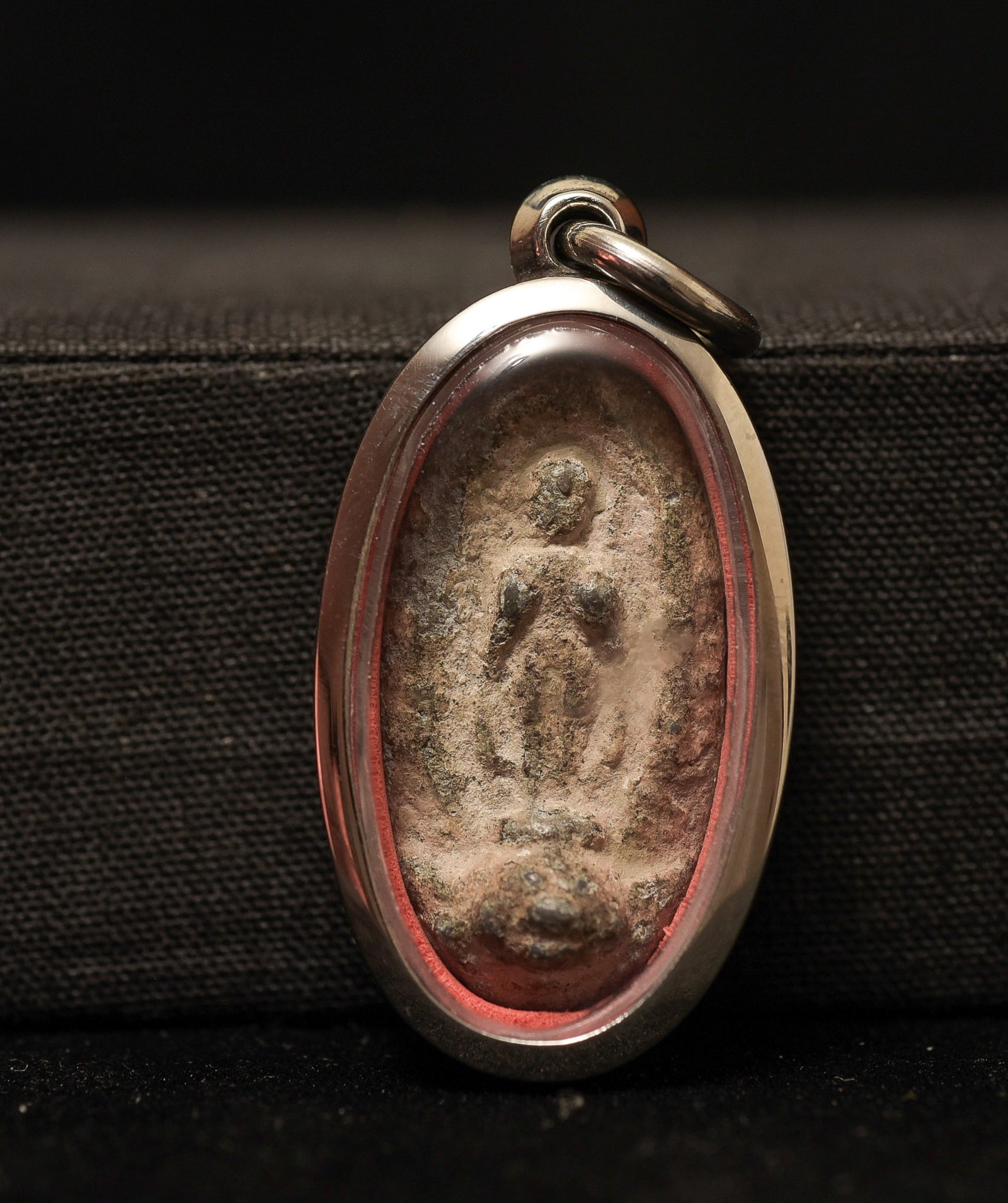This is a Thai amulet from an extensive collection of Thai and other Southeast Asian Buddhist (1 of 3)