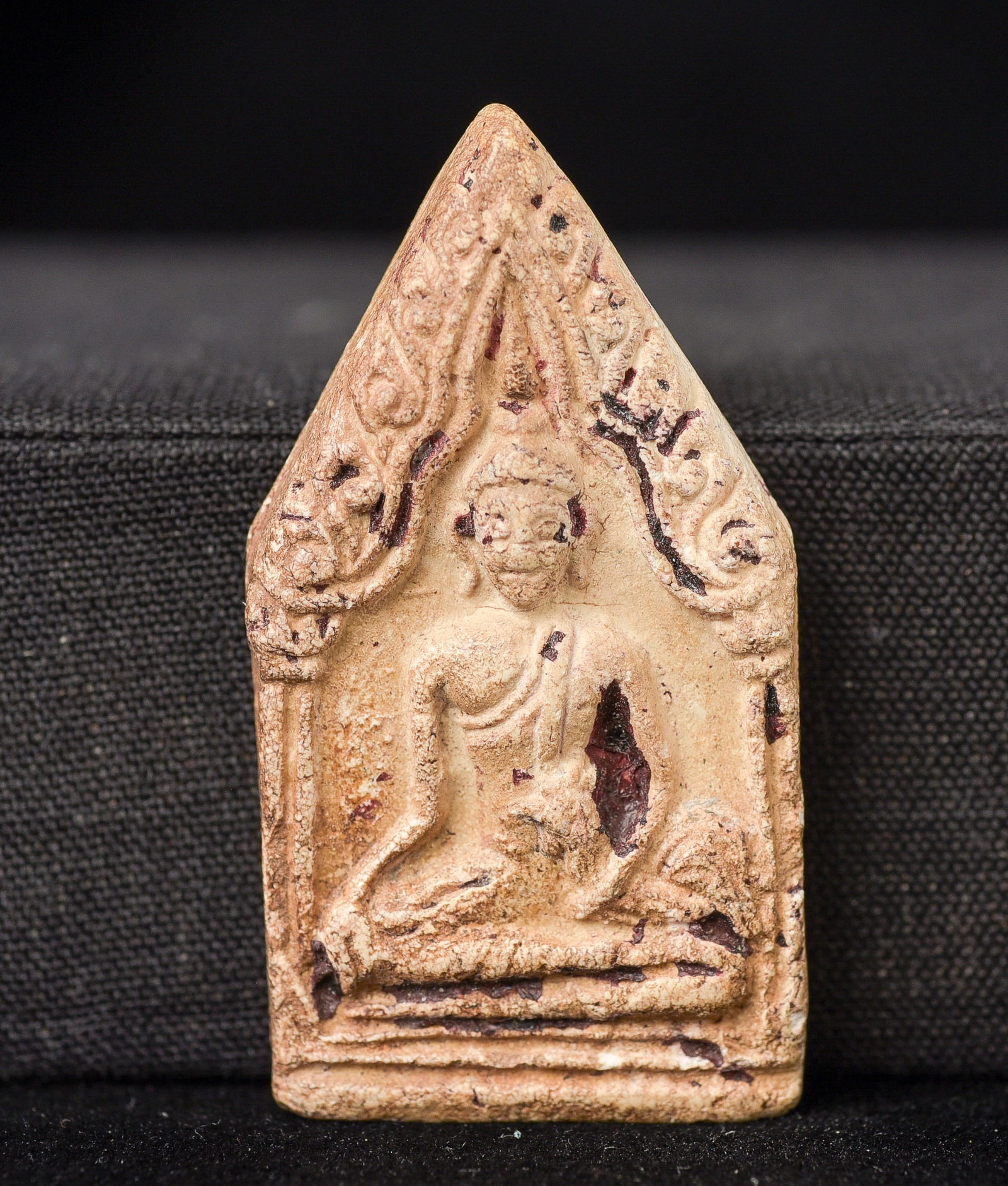 This is a Thai amulet from an extensive collection of Thai and other Southeast Asian Buddhist: This is a Thai amulet from an extensive collection of Thai and other Southeast Asian Buddhist amulets, acquired over 35 years from collections, estates, as well as from American and European auction h