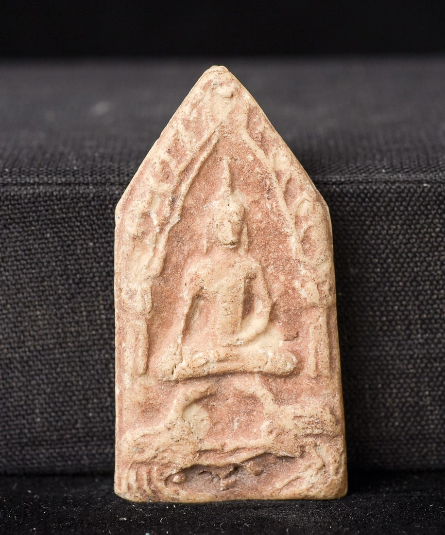 This is a Thai amulet from an extensive collection of Thai and other Southeast Asian Buddhist (1 of 3)