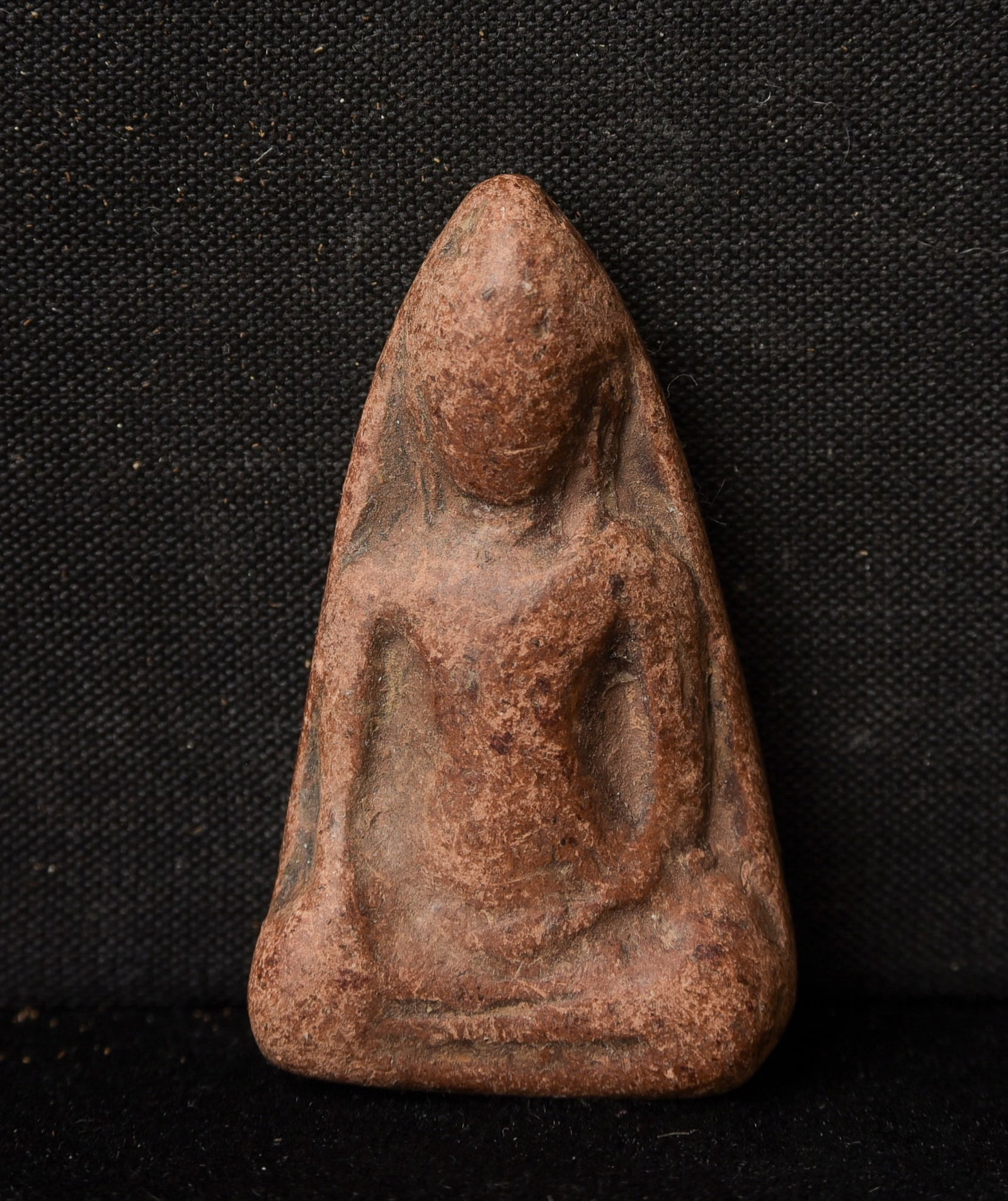 This is a Thai amulet from an extensive collection of Thai and other Southeast Asian Buddhist: This is a Thai amulet from an extensive collection of Thai and other Southeast Asian Buddhist amulets, acquired over 35 years from collections, estates, as well as from American and European auction
