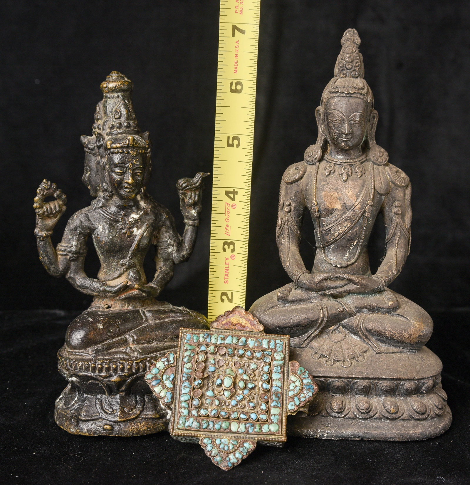 Box lot, Tibetan, statue, Indonesian, or Java, statue. - 2