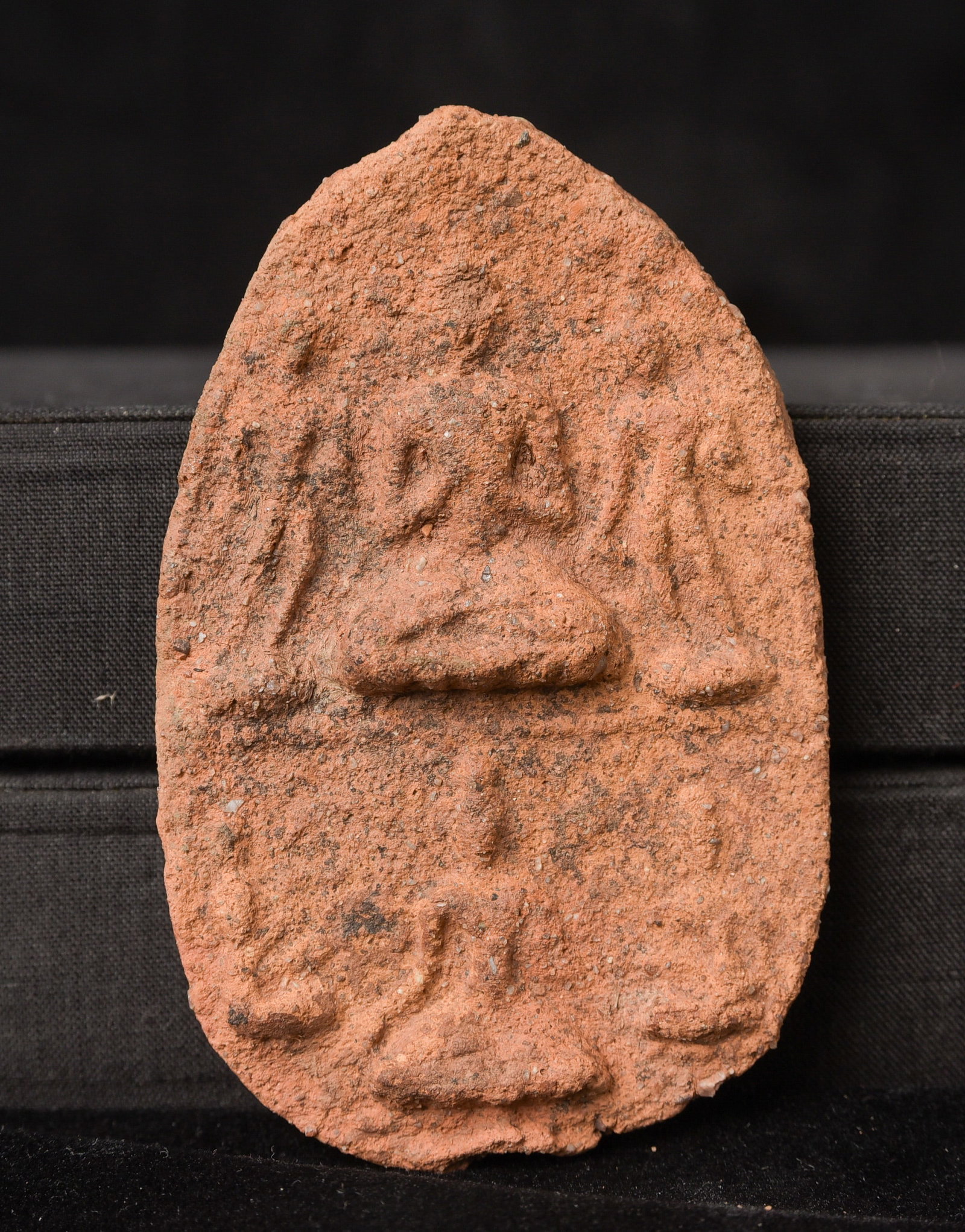 Authentic Pyu Buddha tablet. Several decades ago there were many Pyu clay tablets in the market (1 of 3)
