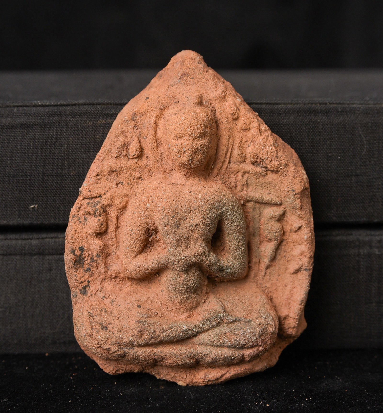 Authentic Pyu or other early Burmese Buddha tablet. Over 1000 years old (and possibly closer to 12 (1 of 3)