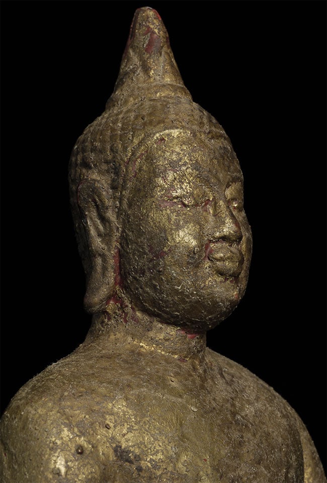 Antique Burmese Buddha, very uncommon type (1 of 13)