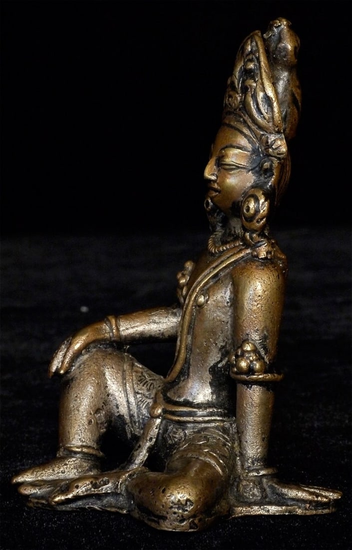 Nepalese Indra and Consort, Solid Cast - 11