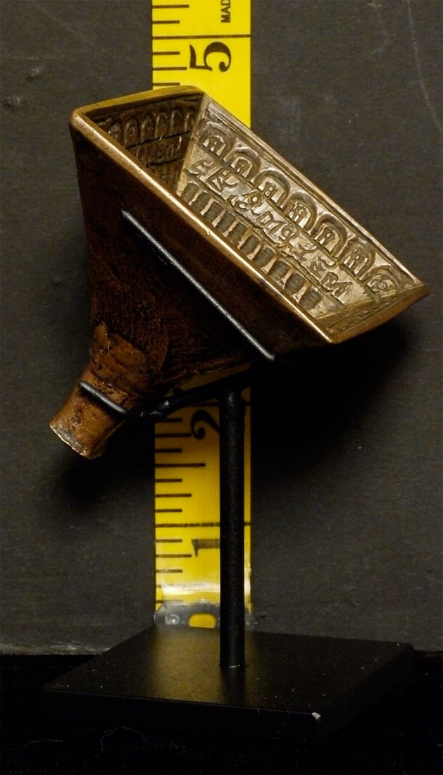 Authentic Mongolian Bronze Stupa Mold - 9