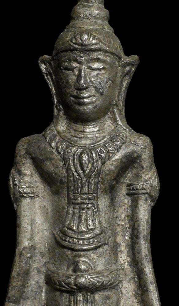 18/19thC Laos Standing Buddha- Nice example of its type. (1 of 7)