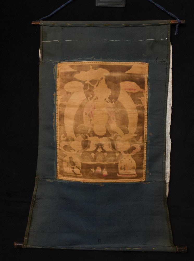 Classic Mongolian Thangka. 20thC. Traditional subject (1 of 7)