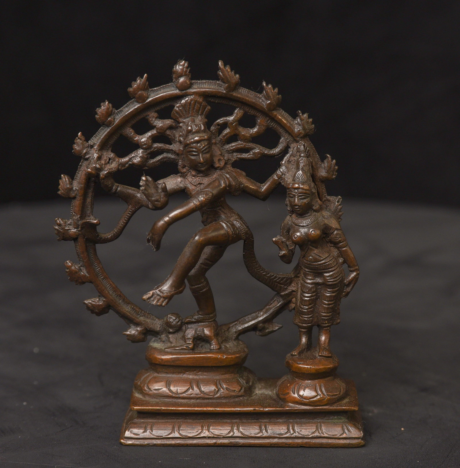 19thC India Bronze Shiva Nataraj-Beautiful lord of the dance. (1 of 12)