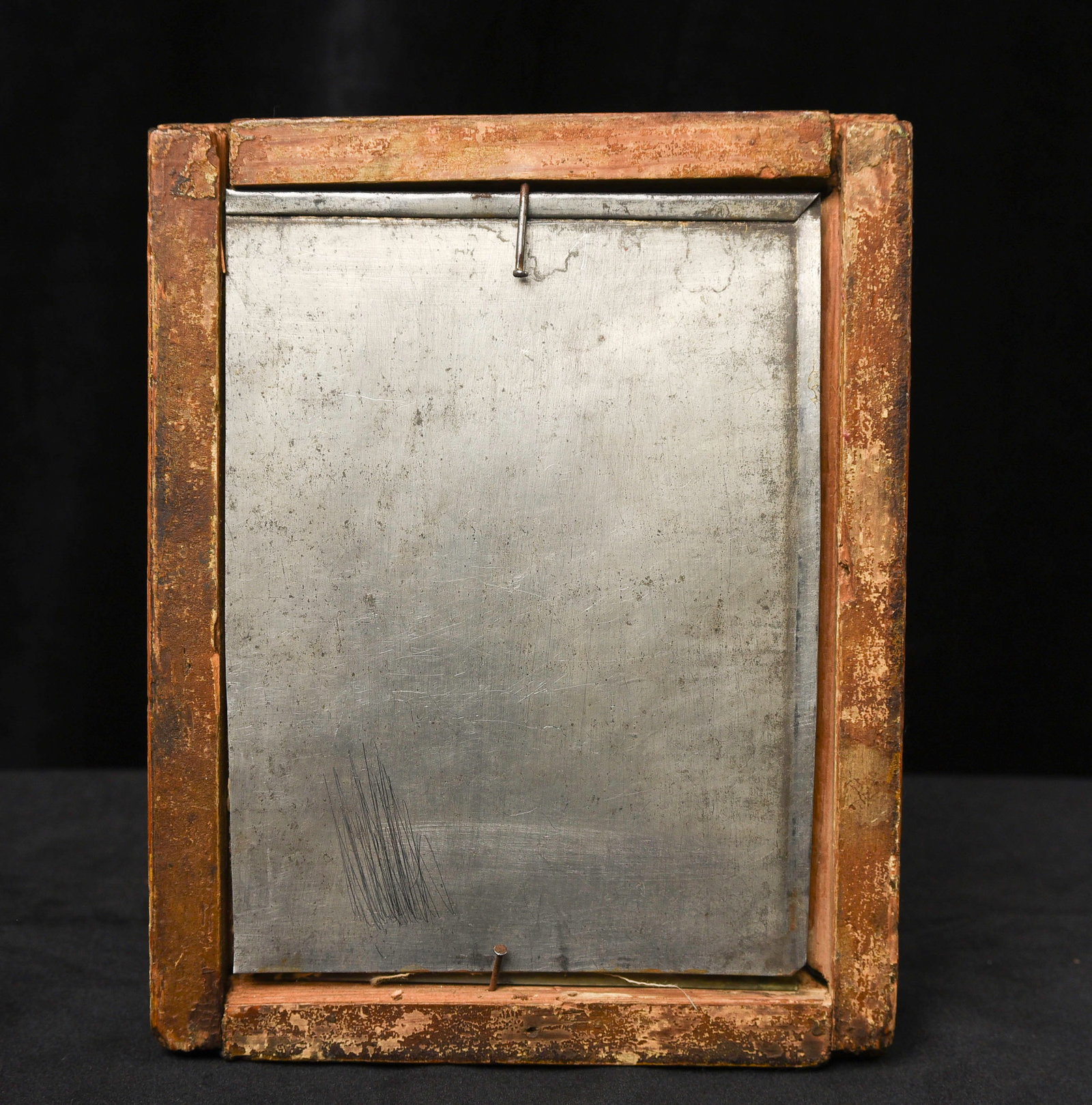 Old Framed Thangka, 7.5" x 5-7/8" - 3