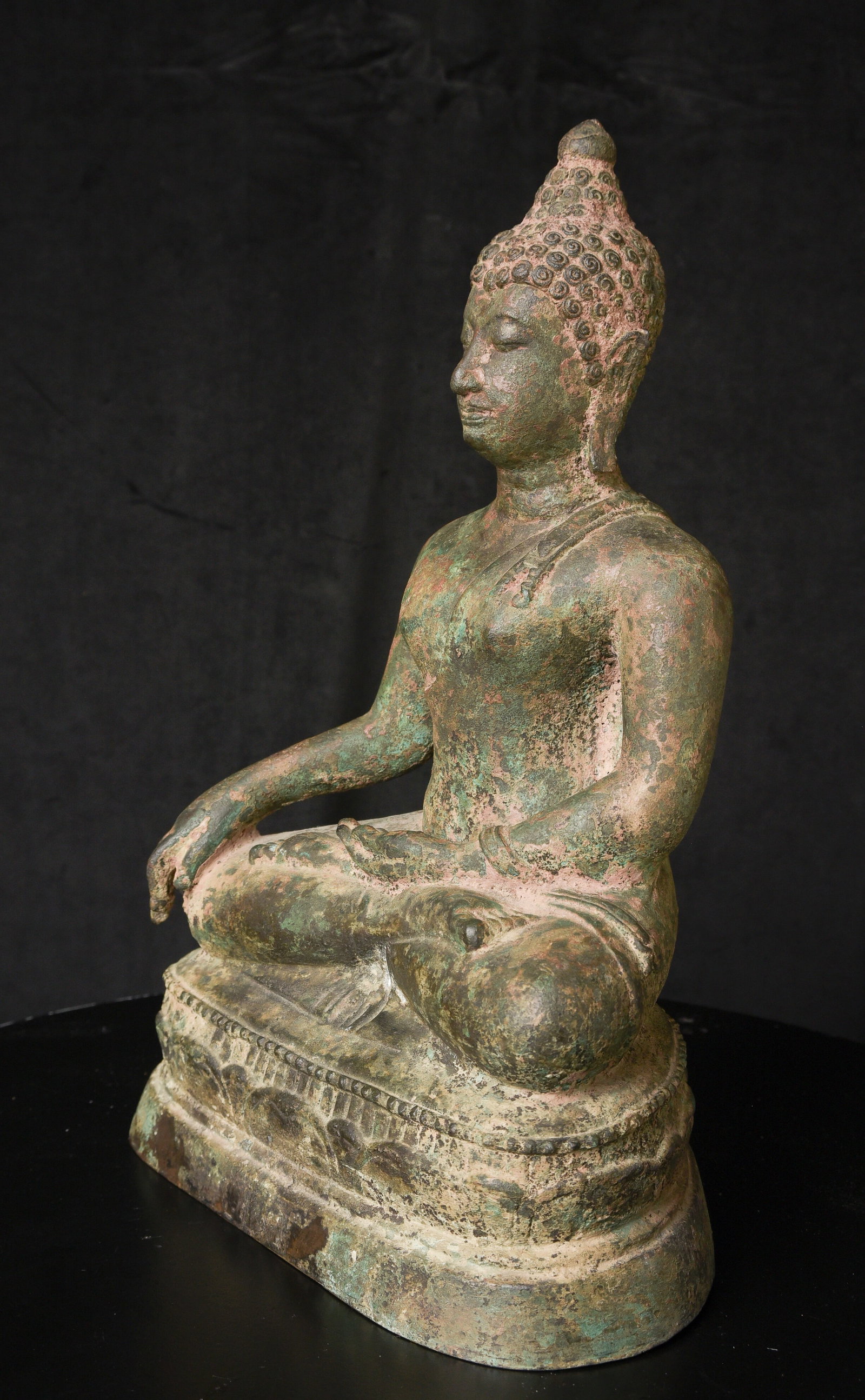 Large Thai Bronze Buddha. - 3
