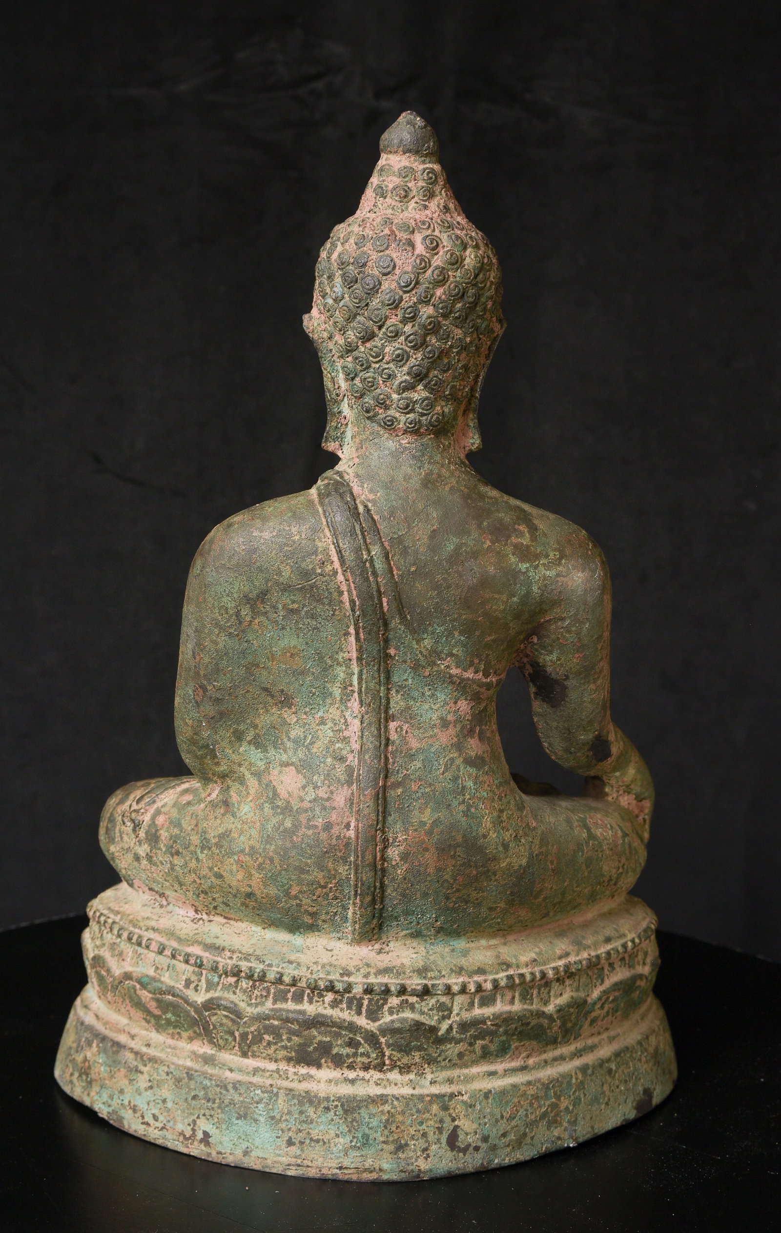 Large Thai Bronze Buddha. - 4