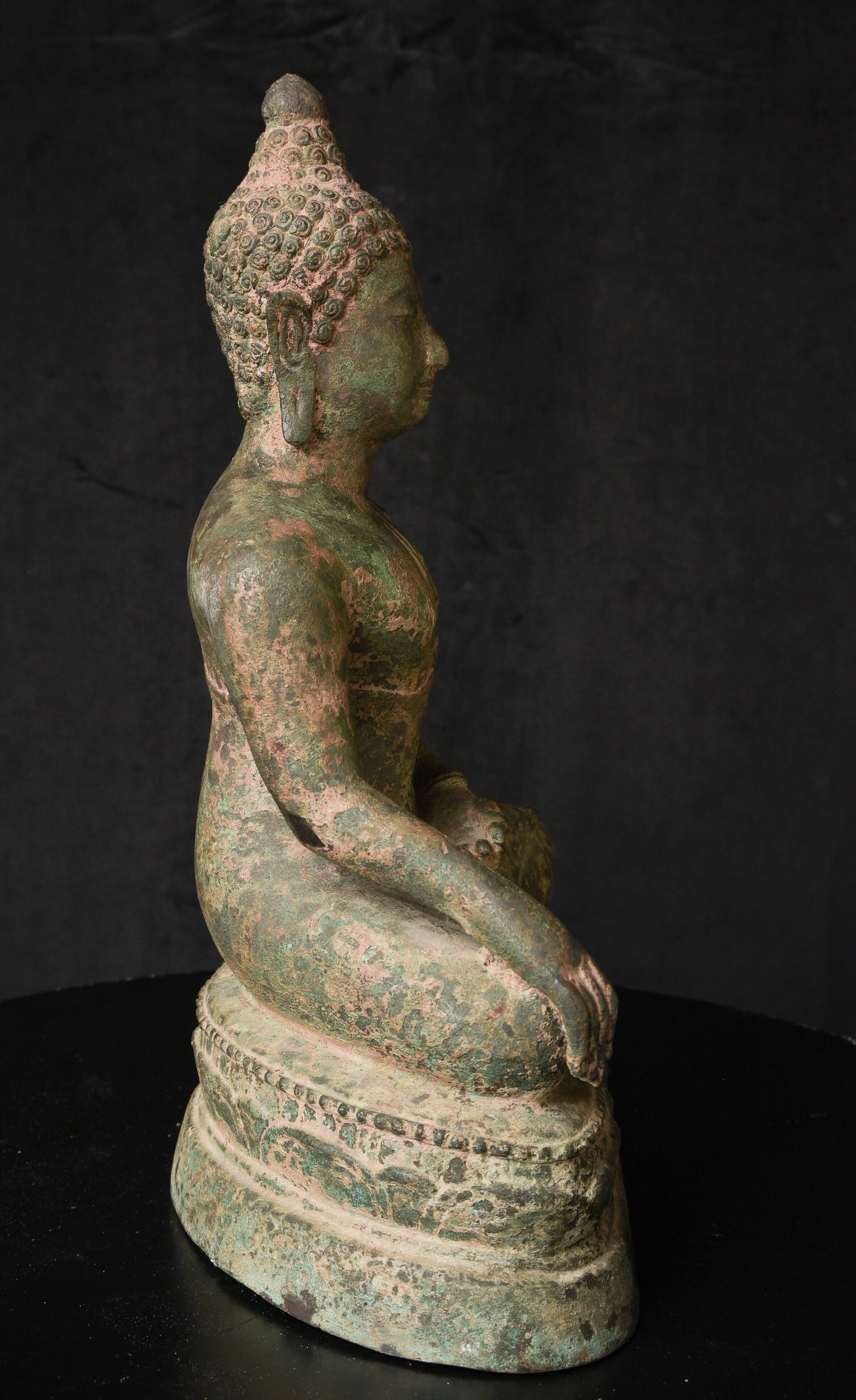 Large Thai Bronze Buddha. - 5