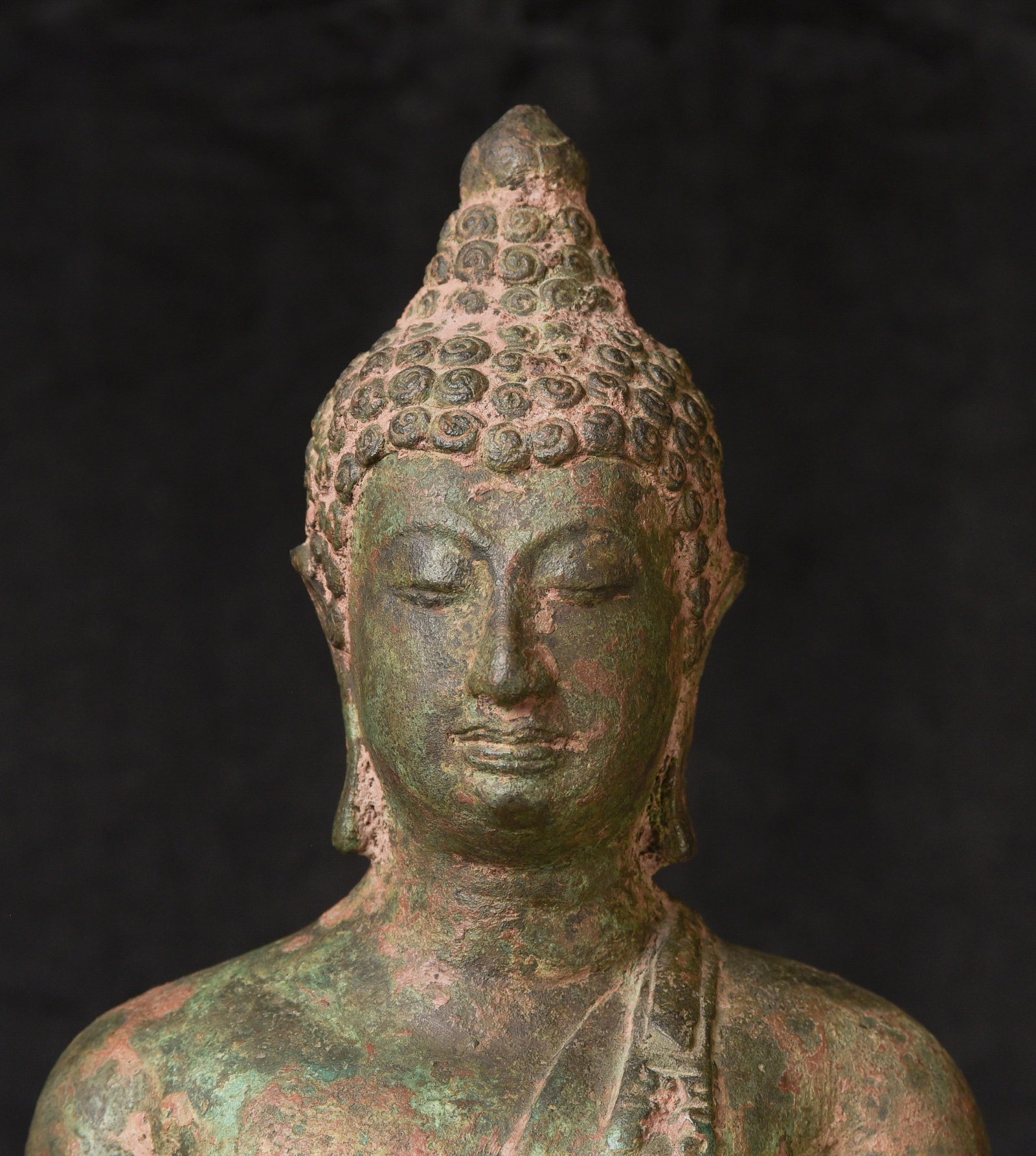 Large Thai Bronze Buddha. - 6