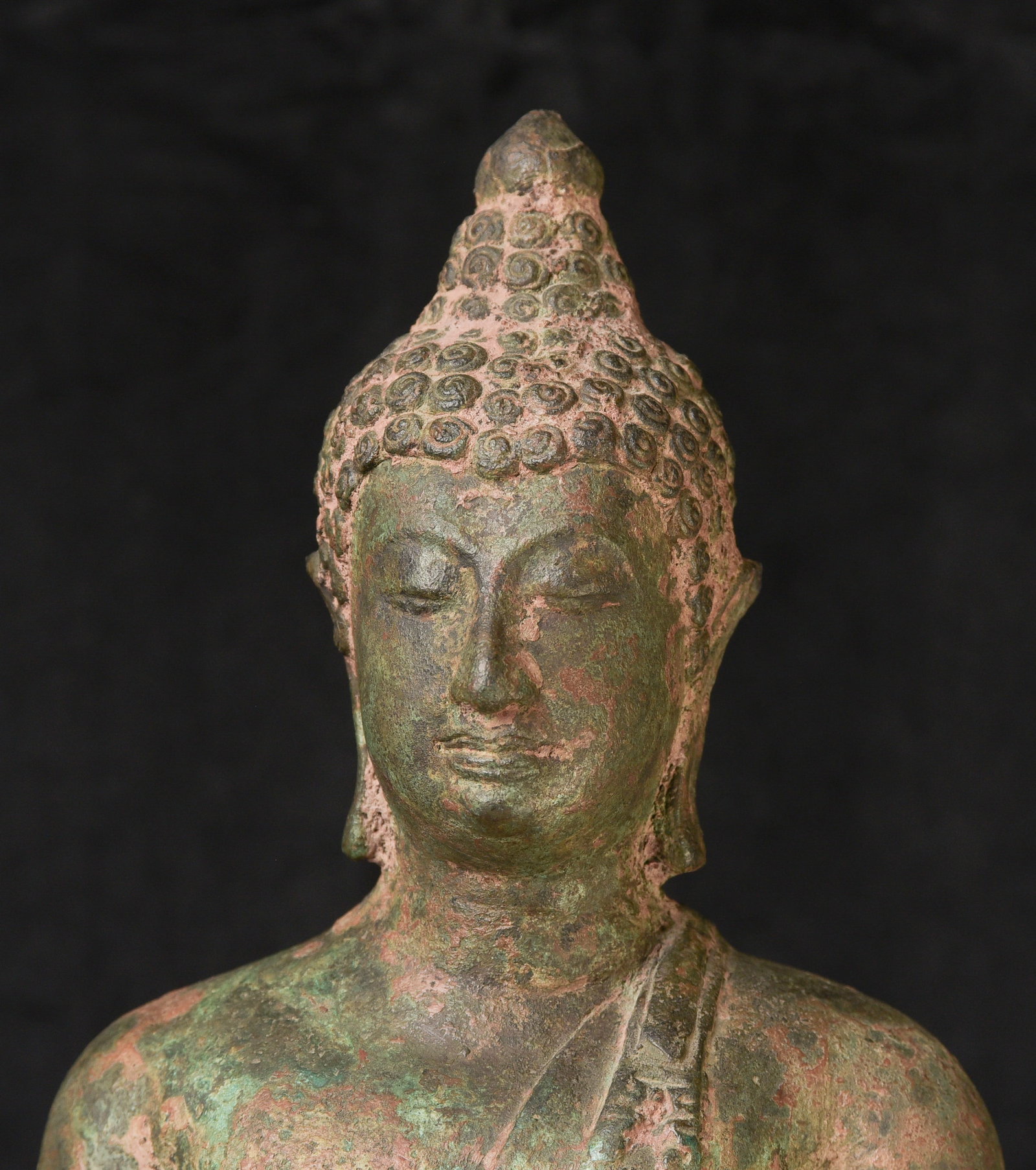 Large Thai Bronze Buddha. - 7