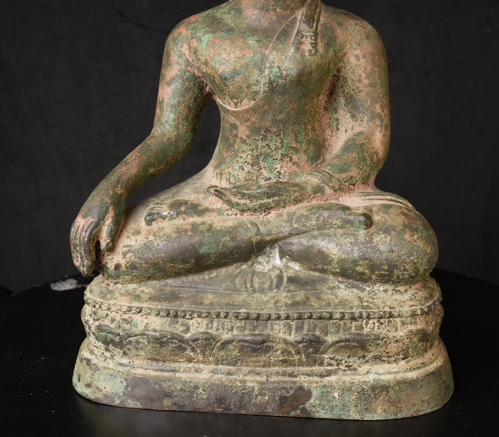 Large Thai Bronze Buddha. - 8