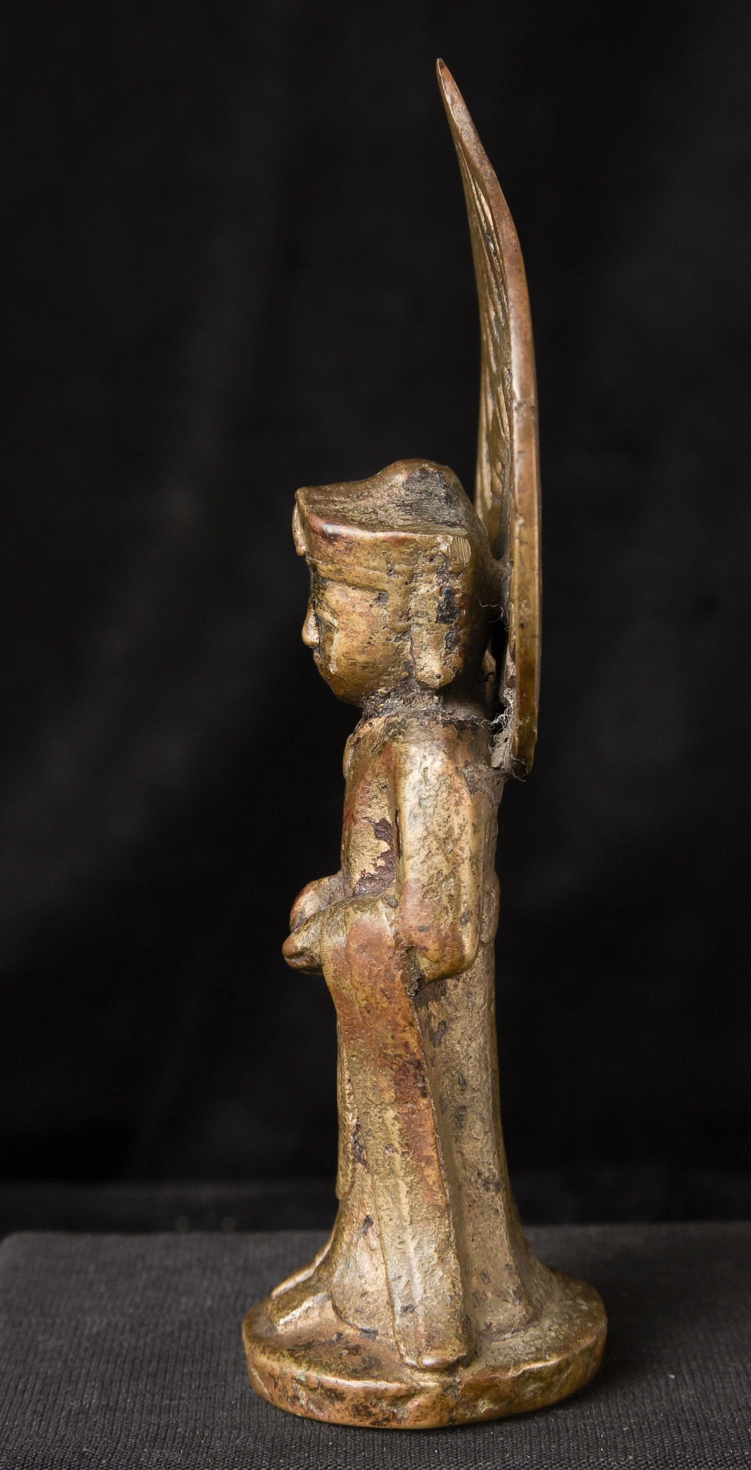 17/18thC Korean Solid-cast Buddha. Uncommon type. - 3