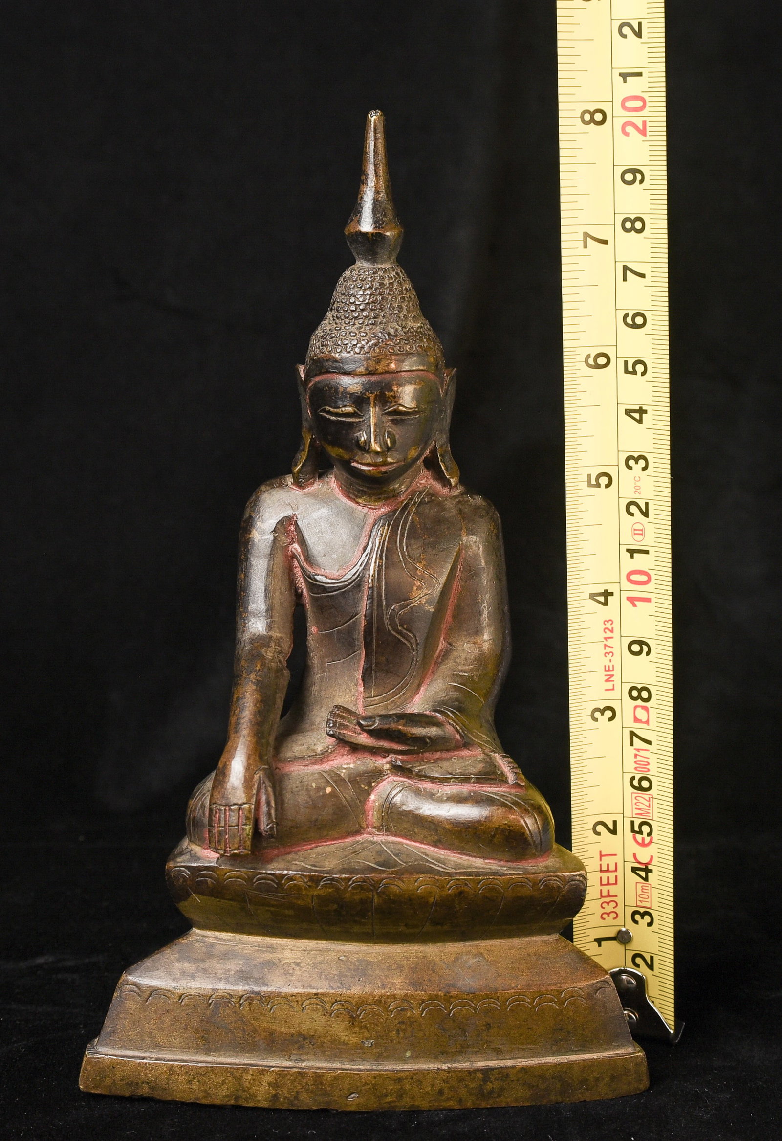 18/19thC Burmese Bronze Buddha.-FineExample - 2