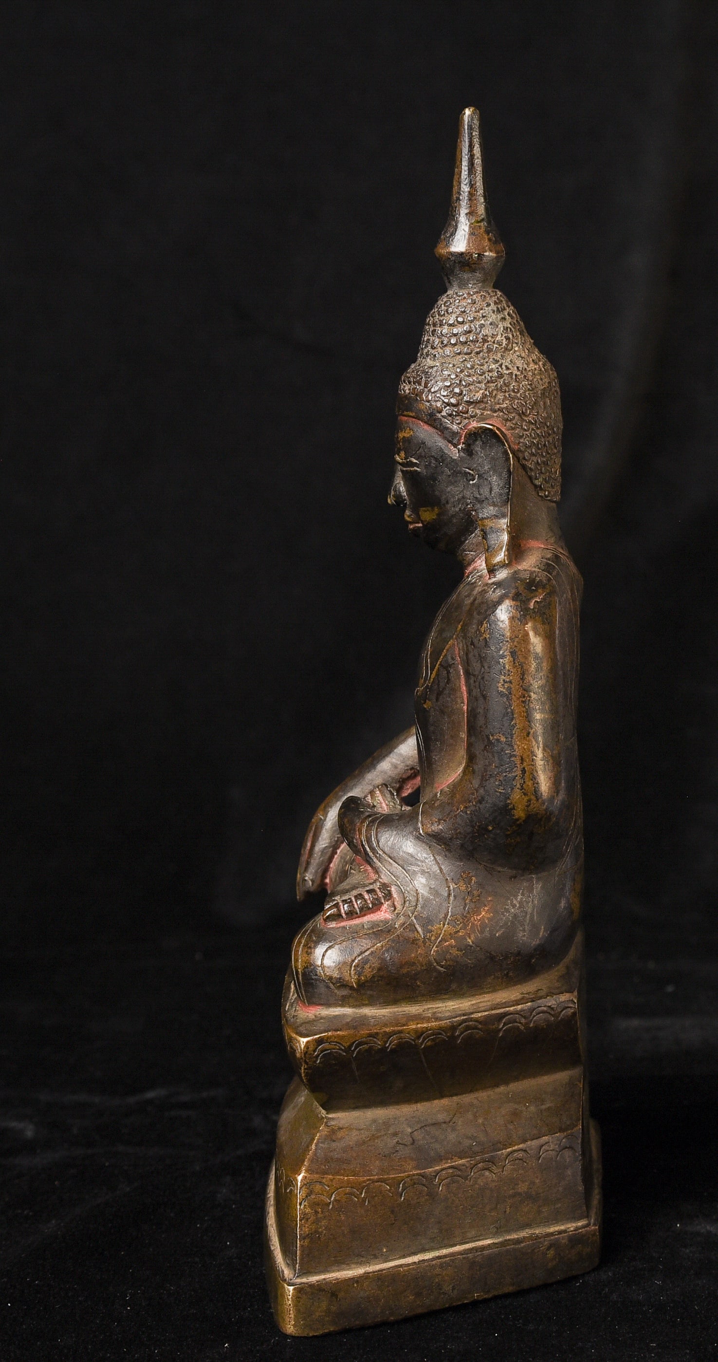 18/19thC Burmese Bronze Buddha.-FineExample - 3