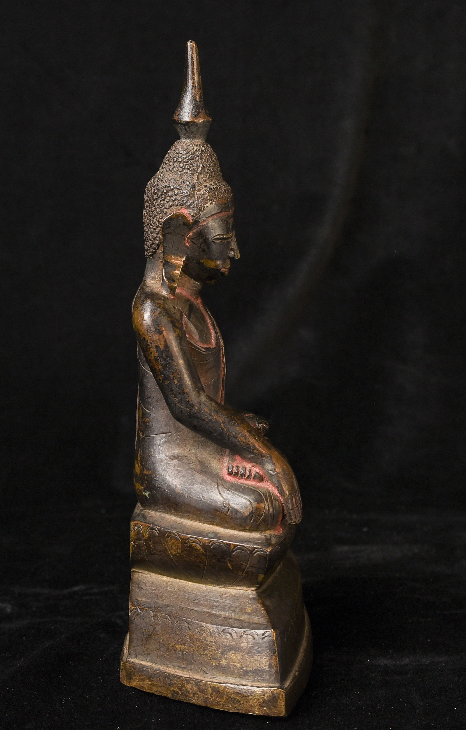 18/19thC Burmese Bronze Buddha.-FineExample - 5