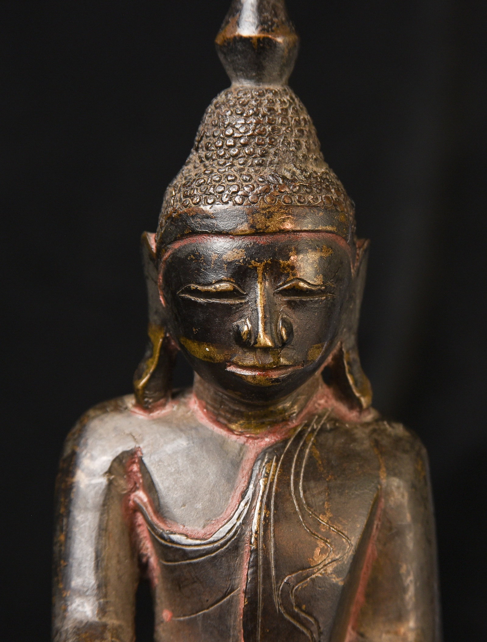 18/19thC Burmese Bronze Buddha.-FineExample - 6