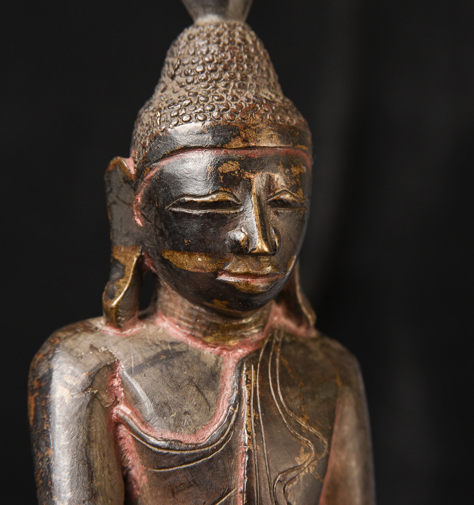 18/19thC Burmese Bronze Buddha.-FineExample - 7