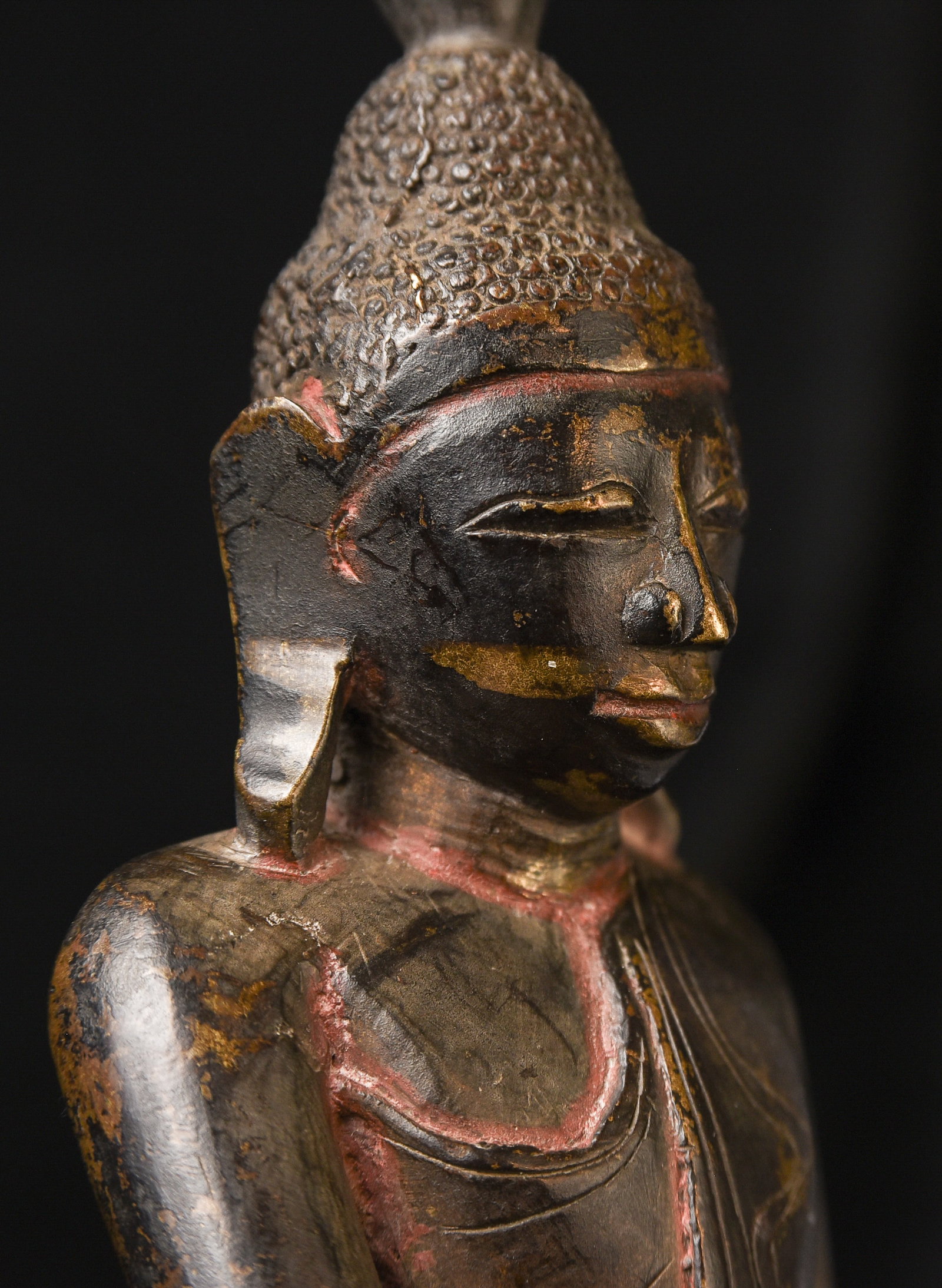 18/19thC Burmese Bronze Buddha.-FineExample - 9