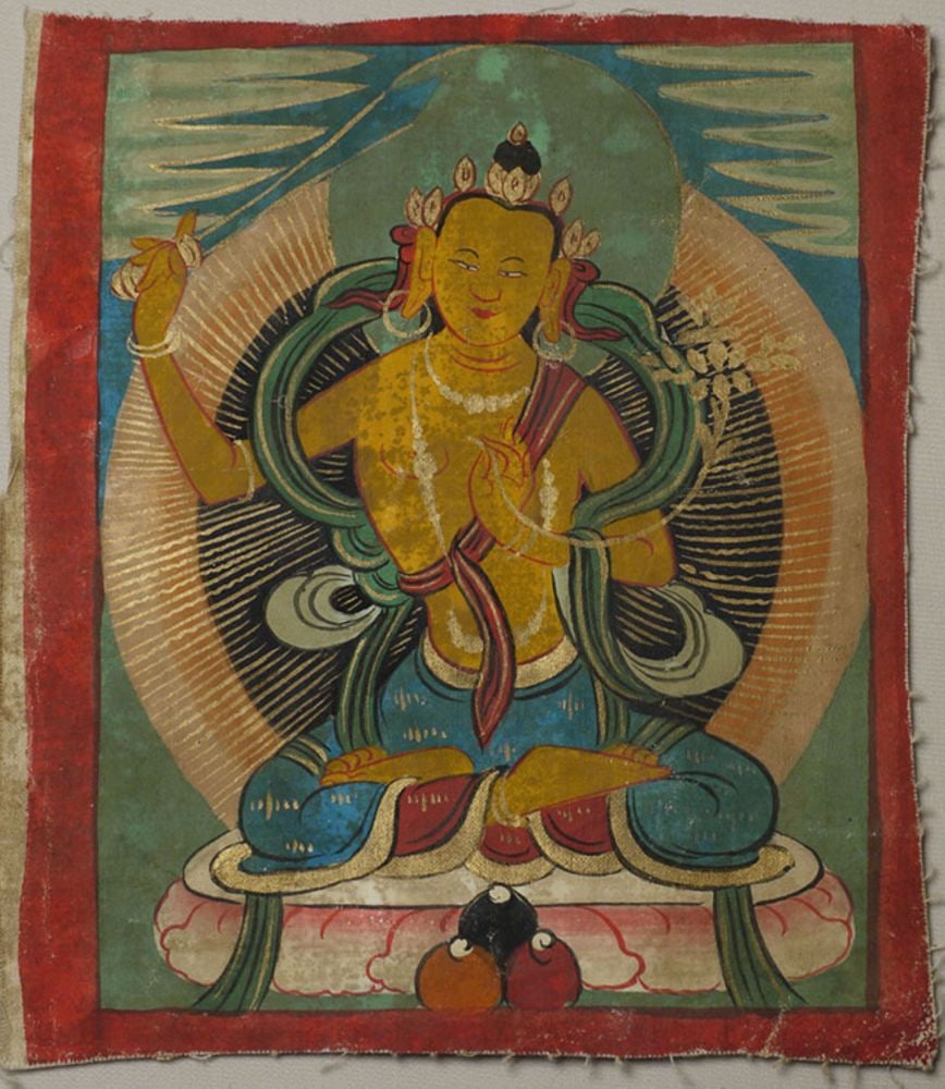 Painted Thangka measures. - 2