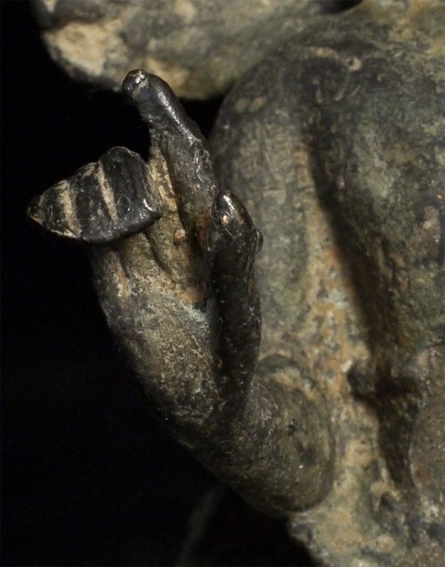 14-17thC Java Buddha, 5" Tall - 10