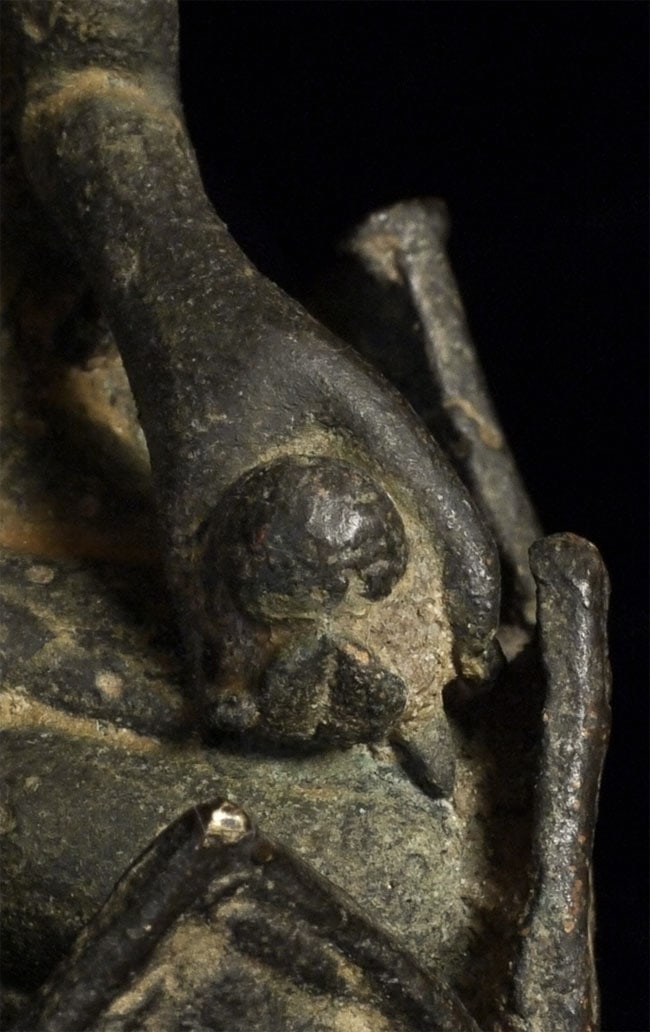 14-17thC Java Buddha, 5" Tall - 11